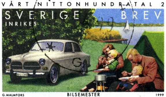 Stamp from Sweden