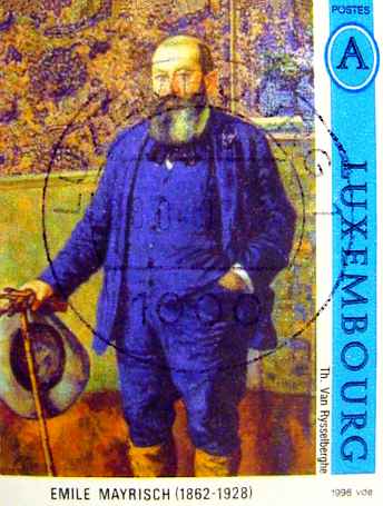 Stamp from Luxembourg