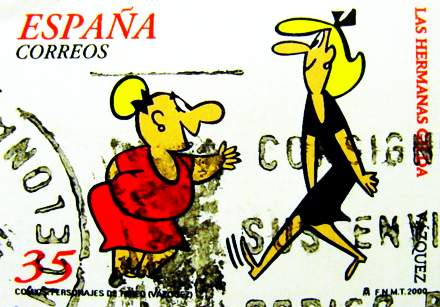 Stamp from Spain