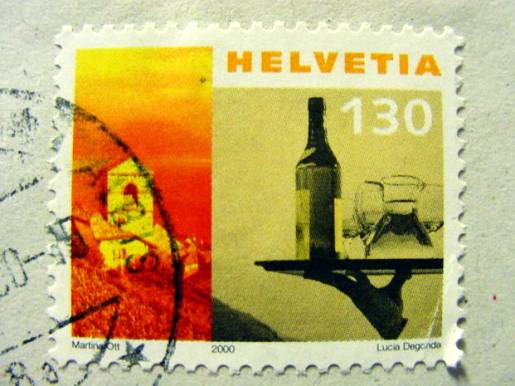 Stamp from Switzerland